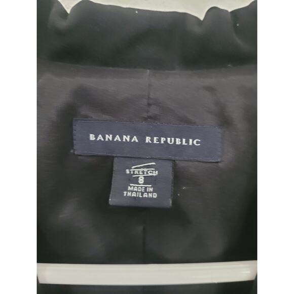 Banana Republic Women's Black Stretch Blazer size 8 #10 - Picture 6 of 8
